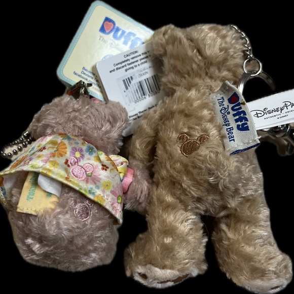 NEW Tokyo Disney Sea Japan / Duffy&Shellie May Plush Keychain  Set of 2 - Picture 3 of 7
